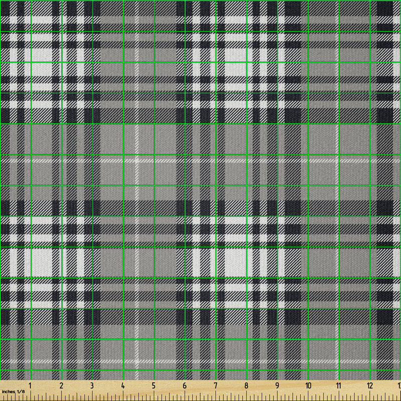 Courey Plaid Tartan Multi-Purpose Fabric