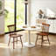 Ensemble de 2 chaises de salle à manger confortables en bois avec charme campagnard