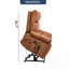 Grand fauteuil inclinable électrique à deux positions avec porte-gobelet dissimulé et télécommande Leatherair-714222738