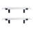 Emerald Lee 2 Piece Poplar Bracket Shelf-97947305-97947247