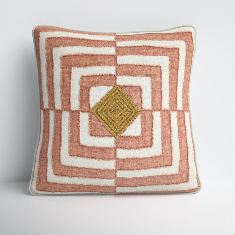 Villa by Classic Home Airlie Geometric Throw Pillow Cover (pillow not included)