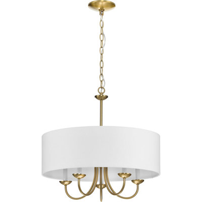 Axel 5 - Light Dimmable Drum Chandelier