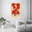 «Modern Modern Red Bouquet» par Joss & Main - reproduction de cadre photo-68916796-68916801