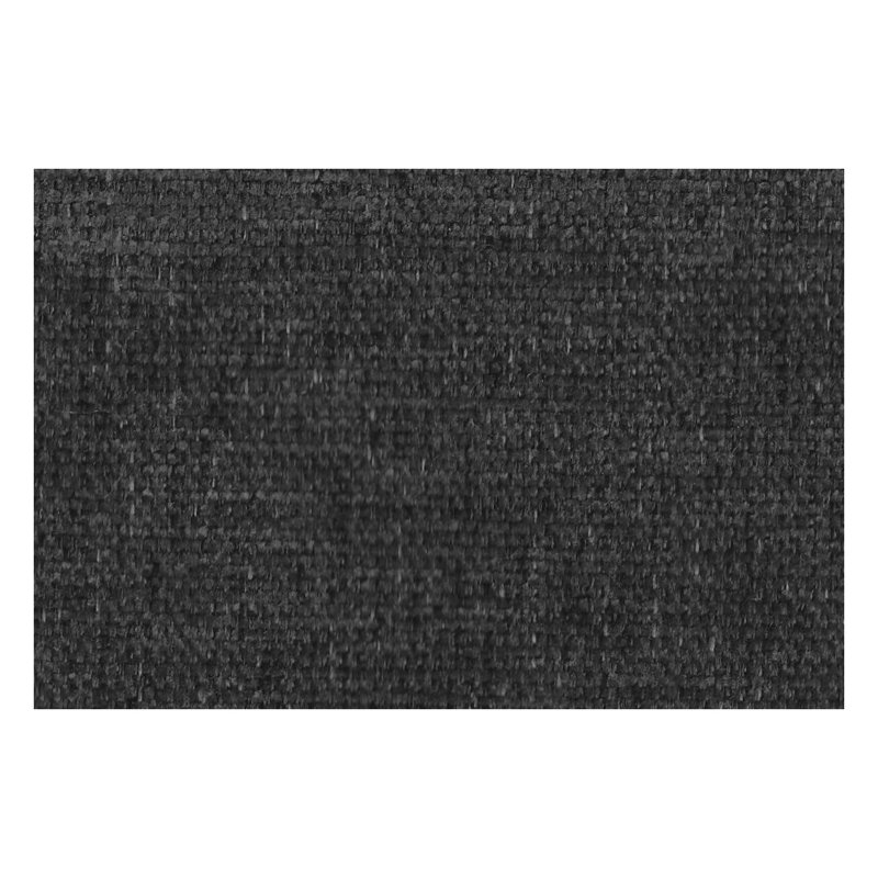 Ensemble de canapé modulaire réversible en chenille gris anthracite 3 pièces avec repose-pieds et coussins décoratifs
