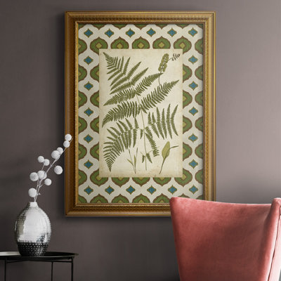 Fougères marocaines IV, toile encadrée de qualité supérieure - prête à être accrochée