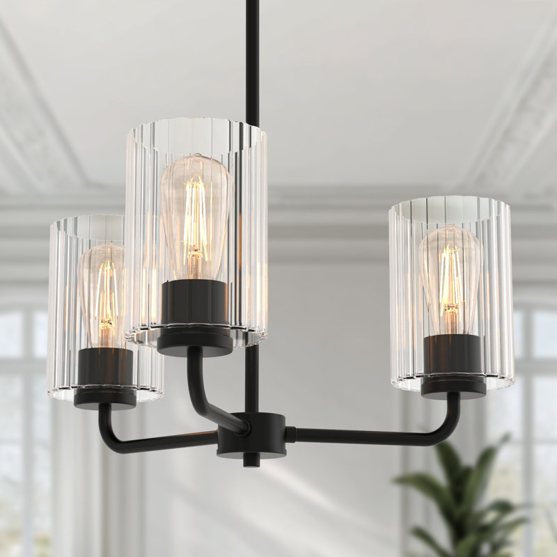 Afelien 3-Light Flush Mounted Pendant Lighting Chandelier For Hallway Loft Kitchen Bar Close To Ceiling