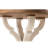 Kiel Rustic Farmhouse Cottage Core Accent End Table, Natural Tray Top Side Table Nightstand