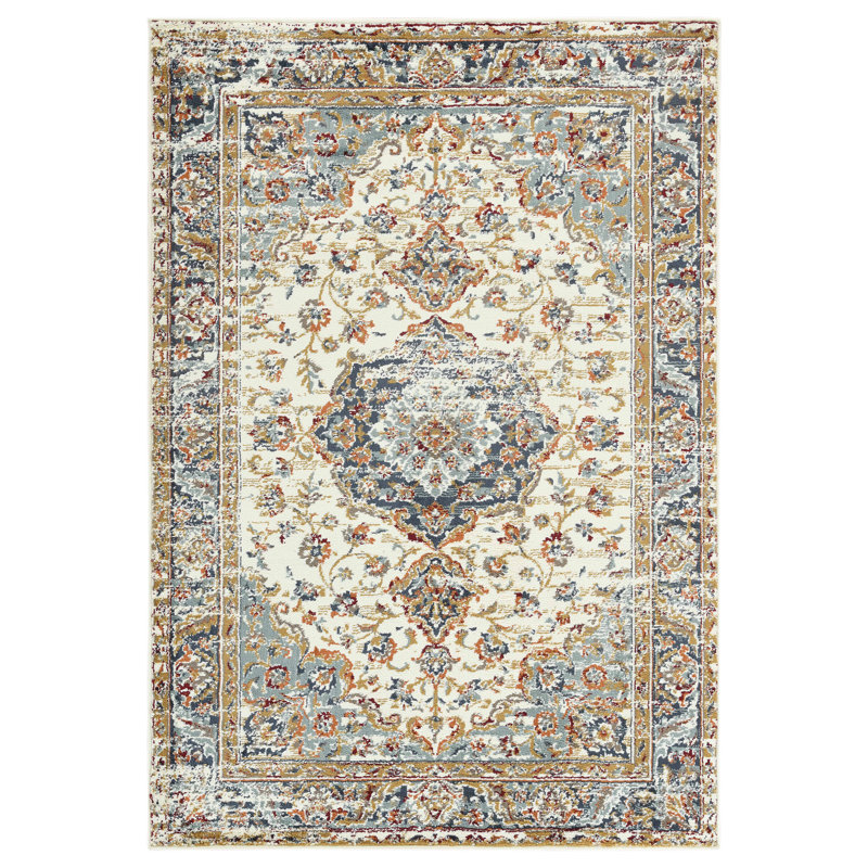 Tapis d'intérieur durable Massimo Medallion, Rectangle 2 pi x 3 pi