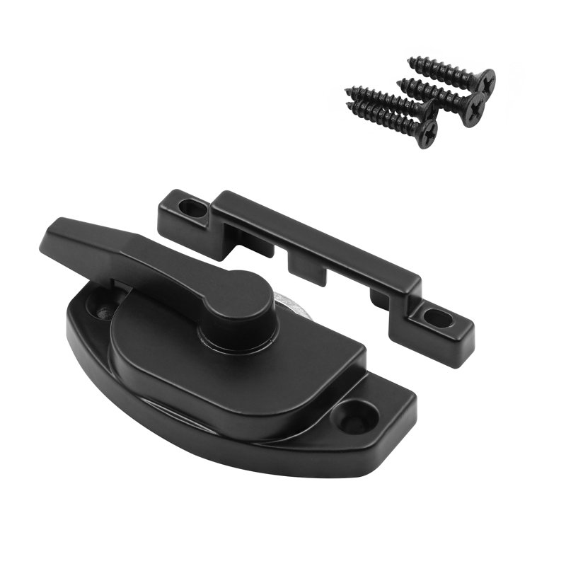 Prime-Line Window Lock, Zinc Plated, 3.8", 5.35"