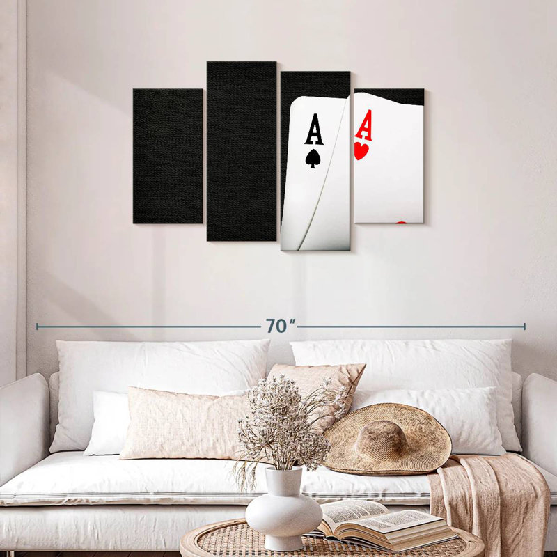 Senne Ace Playing Cards, 27" H x 43" W