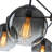 5-Light Hand-Blown Gradient Glass Globe Chandelier
