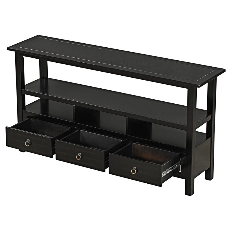 Console Statford 57,8, Noir patiné