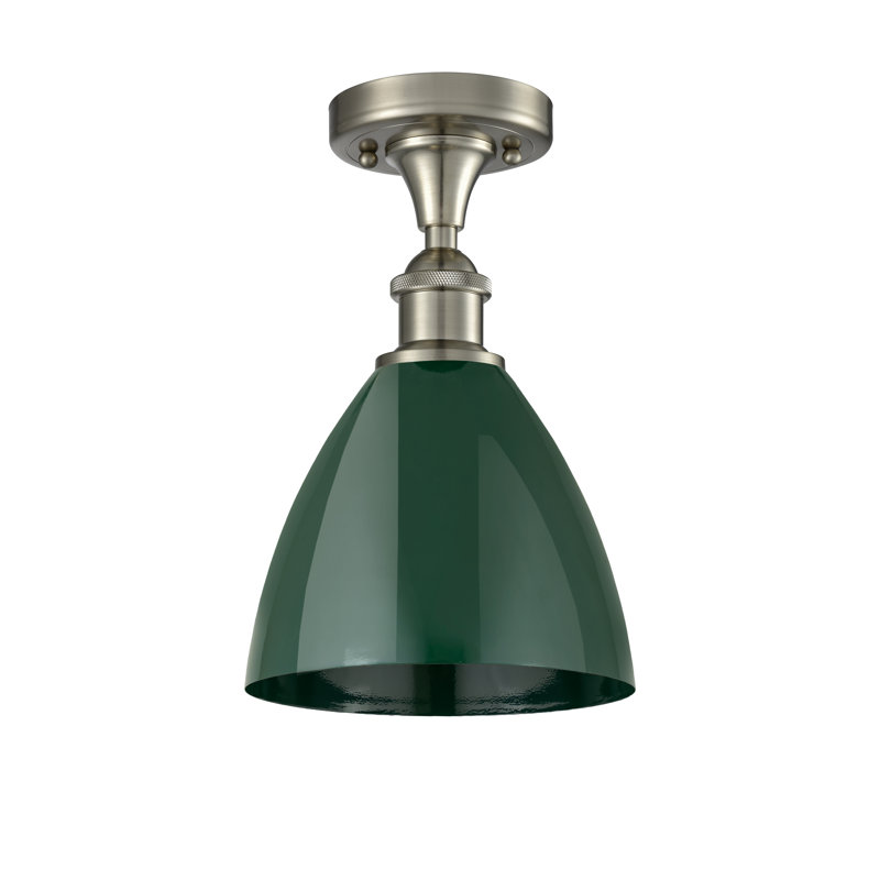 Semi encastrement, Vert, Nickel satiné brossé