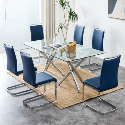 Ceolia 6 - Person Dining Set