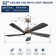 Lashyra 25.9'' Ceiling Fan with LED Lights