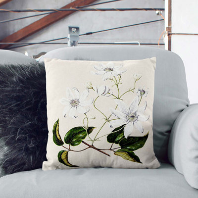 Floral Square Throw Cushion