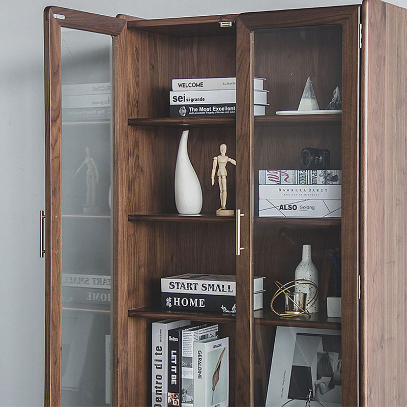 Bibliothèque vitrée à grande capacité