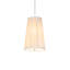 15" Wide Channell Tapered & Pleated Pendant