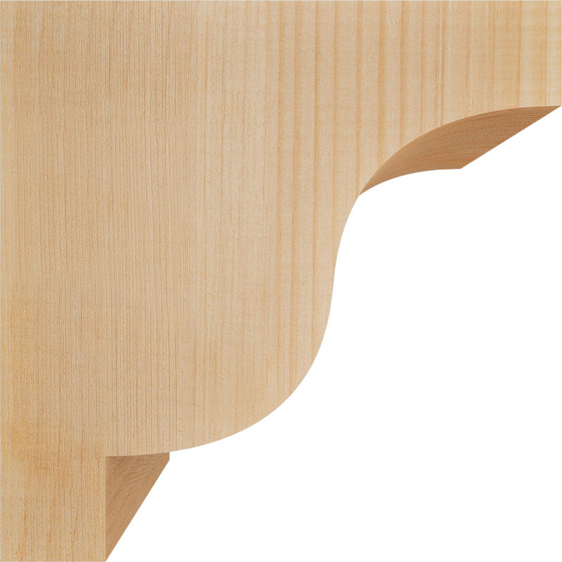 Newport Corbel, H 10 po x l 5,5 po x P 10 po, Sapin de Douglas, Lisse