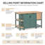 Îlot de cuisine autoportant 58 po-2104515082