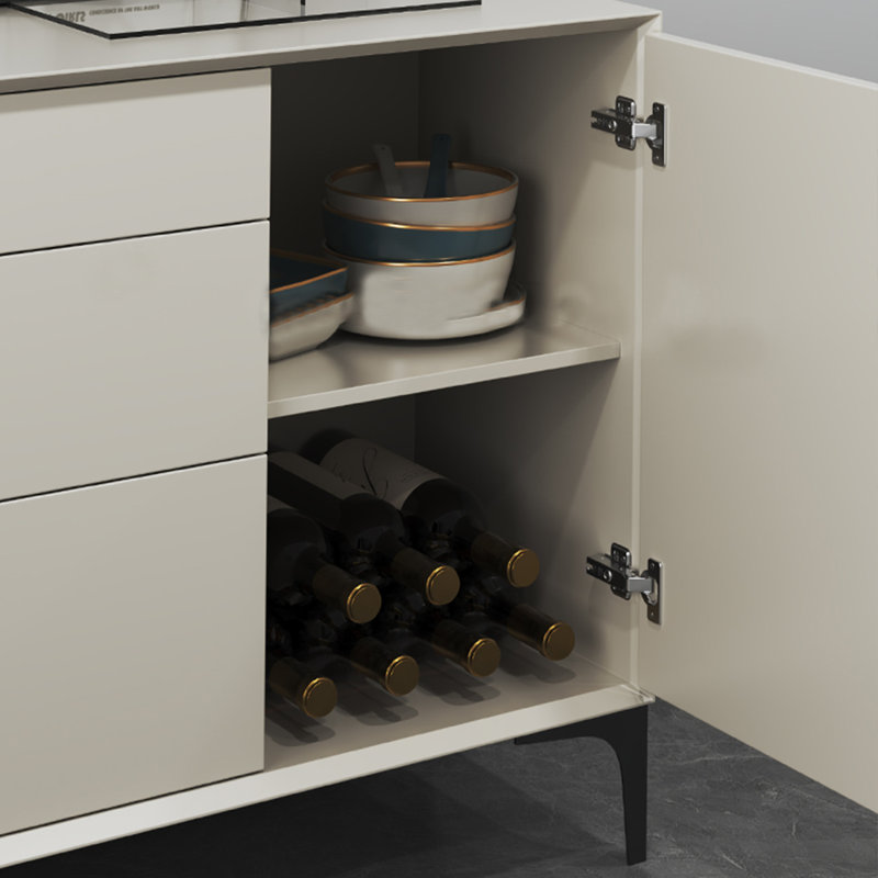 Buffet de style nordique minimaliste. Buffet 70,86 po, Beige