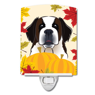 Shih Tzu Thanksgiving Ceramic Night Light