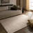 Vibe by Union Rustic Loehrke Powerloomed Stripes Tan/Taupe Area Rug-1073562659