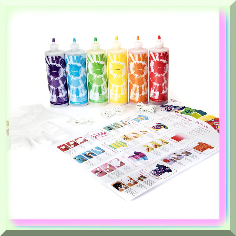 Vibrant Tie-Dye Kit 6 Colors 16oz Large