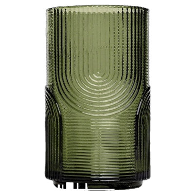 Disco Highball Glass Green (Set of 4)