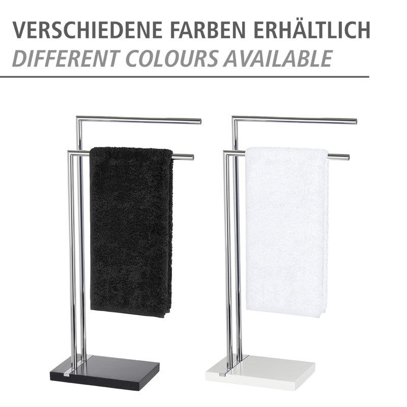 Noble 2 Freestanding Towel Stand, Black