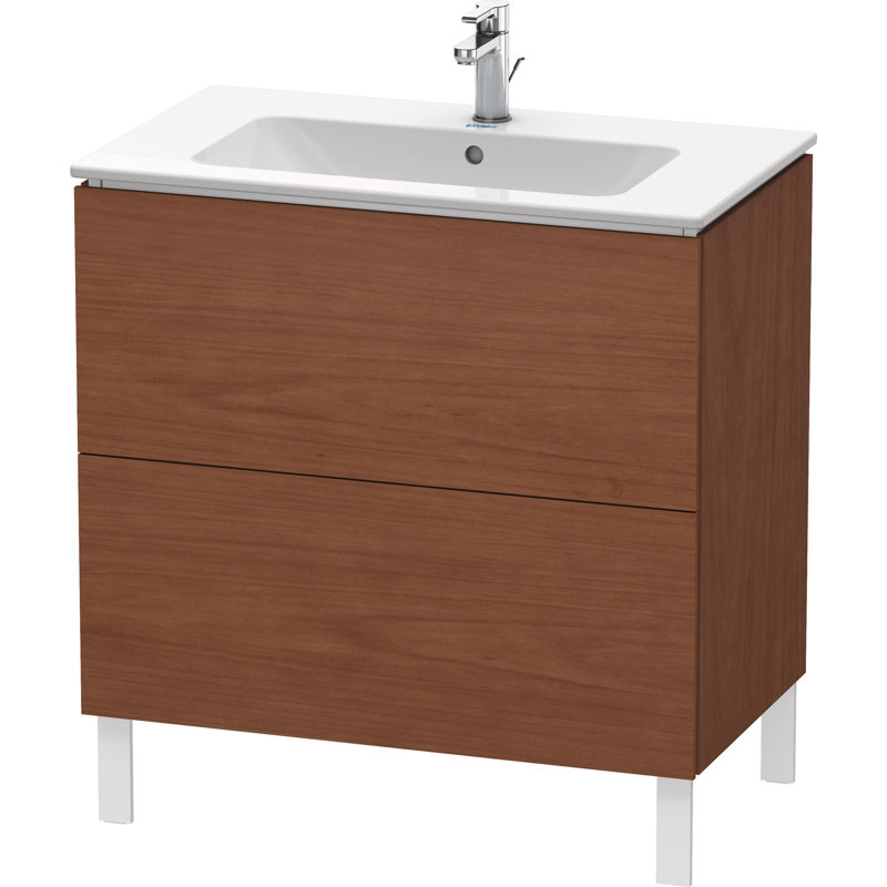 Base de meuble-lavabo simple 32,25 po seulement, Noyer américain
