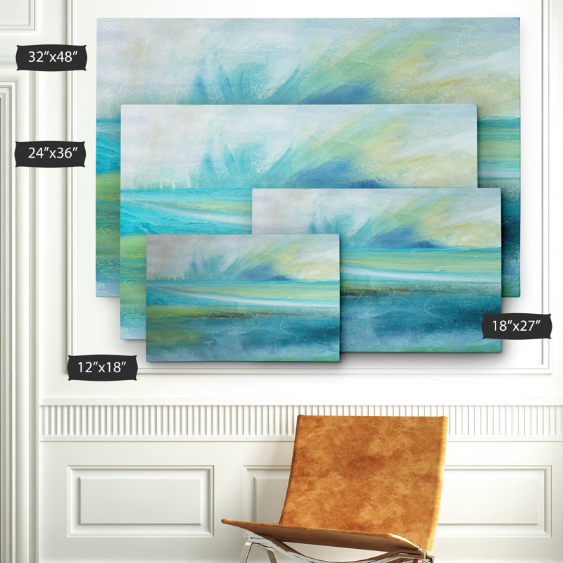" Sunrise Splash ", 30" H x 40" W x 1.5" D