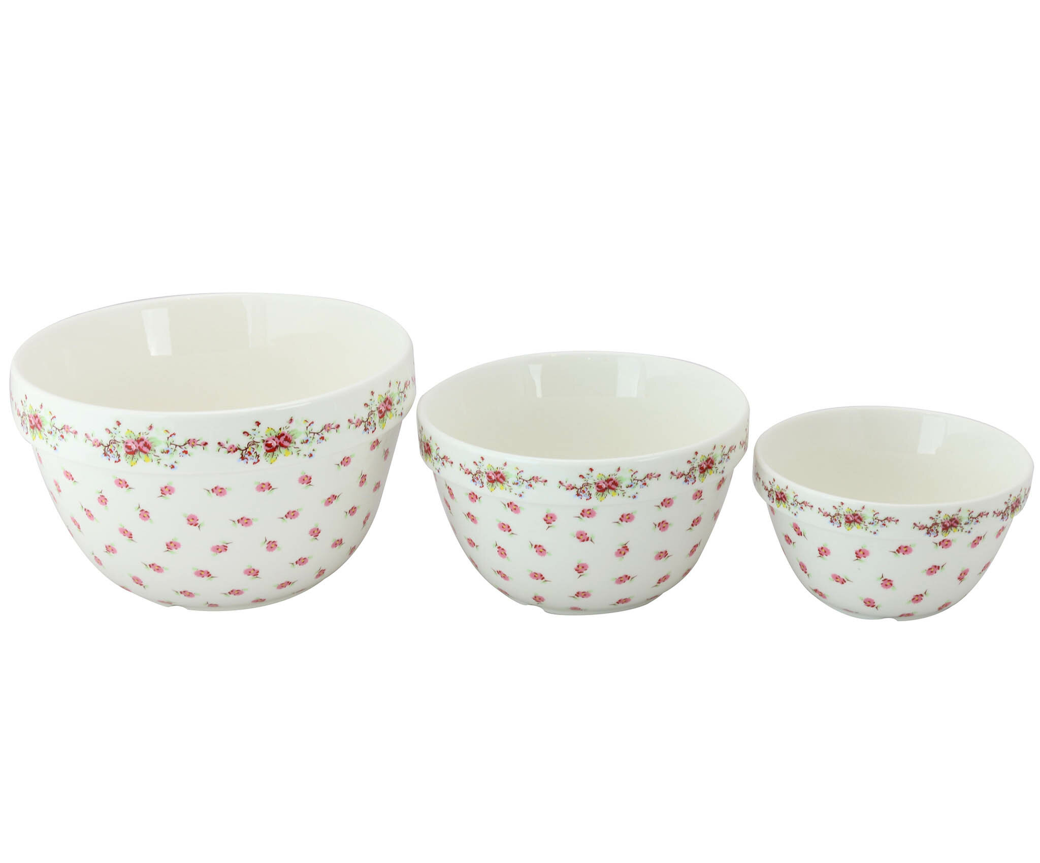 Pantry Ceramic Nested Mixing Bowl Set