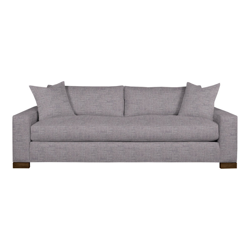Canapé-lit 83,5 po Claremont, Chenille nomade ardoise Crypton®, La Havane