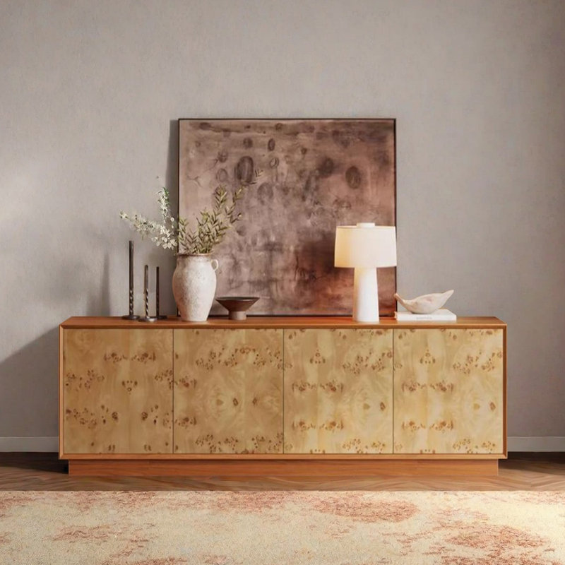 Meuble télé de style médiéval, H 23,62 po x L 62,99 po x l 15,74 po
