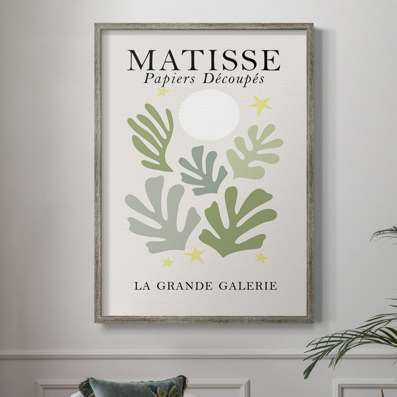 Matisse CCL XXXIV, reproduction d'art encadrée - bois massif, H 21 po x l 17 po