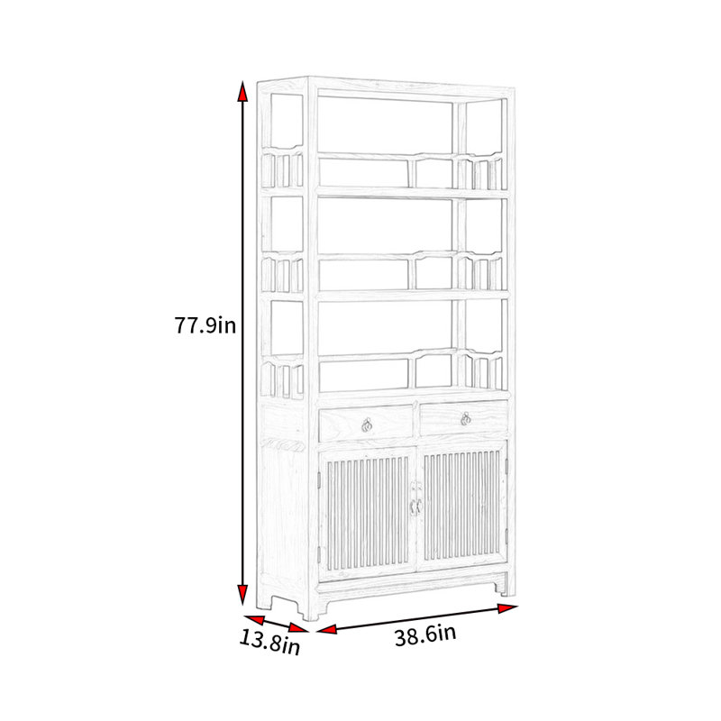 Nouvelle bibliothèque de style minimaliste chinois