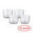 3.125'' H Glass Tabletop Votive Holder