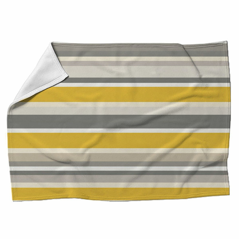 Machine Printed Throw Blanket, 51" W x 60" L