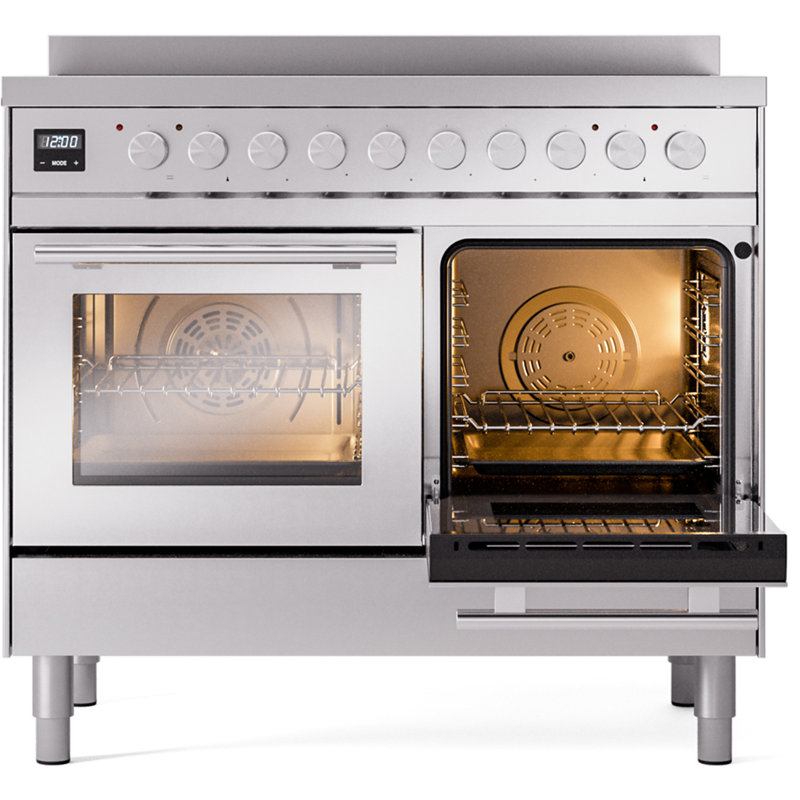 ILVE Professional Plus II 40 in Induction Range, Stainless Steel