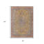 Tapis intérieur lavable à médaillon doré 8 pi x 10 pi