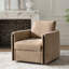 Upholstered Swivel Armchair-126352002
