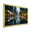 «Skyscrapers Urban Mirage Slate» sur toile-862353652-862353653