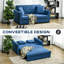 Mikiyas 2 Seater Polyester Sofa Bed-366006416