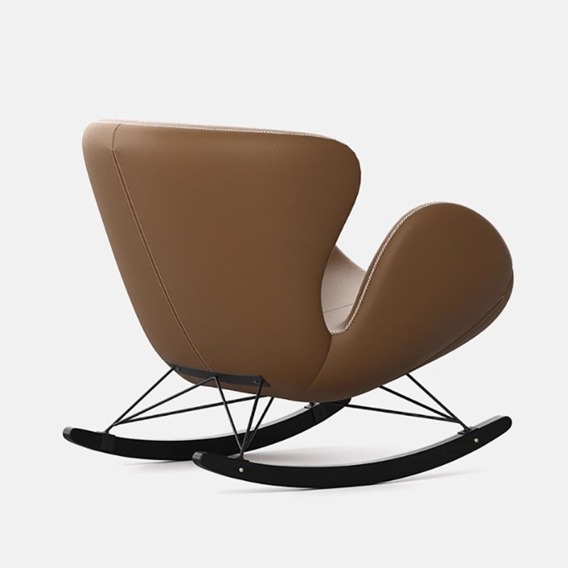 Chaise berçante simple pour salon simple
