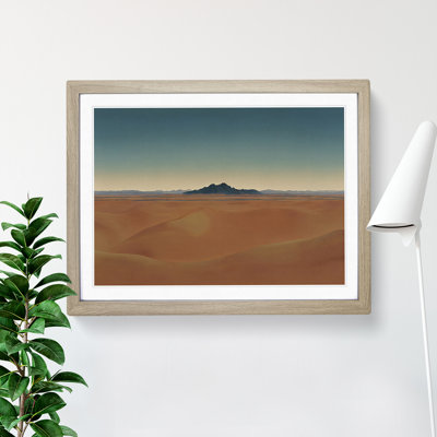 Animated Desert - Single Picture Frame Print