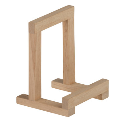 Wood Plate and Bowl Stand - Small