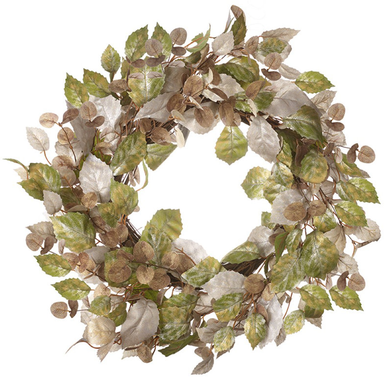 Faux Birch Polyester 50cm Wreath