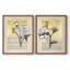Floral Diary III - reproduction encadrée de qualité supérieure - prêt à être accroché - aucun clou requis - aucun clou requis-107998213-107998208