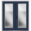 Portes d'entrée avant pré-montées en fibre de verre apprêtées internes-45711116-45711122-45711123